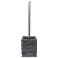 WC-BÜRSTENGARNITUR in Metall  Kunststoff   - Chromfarben/Grau, Basics, Kunststoff/Metall (9,5/38,5/9,5cm) - Sadena