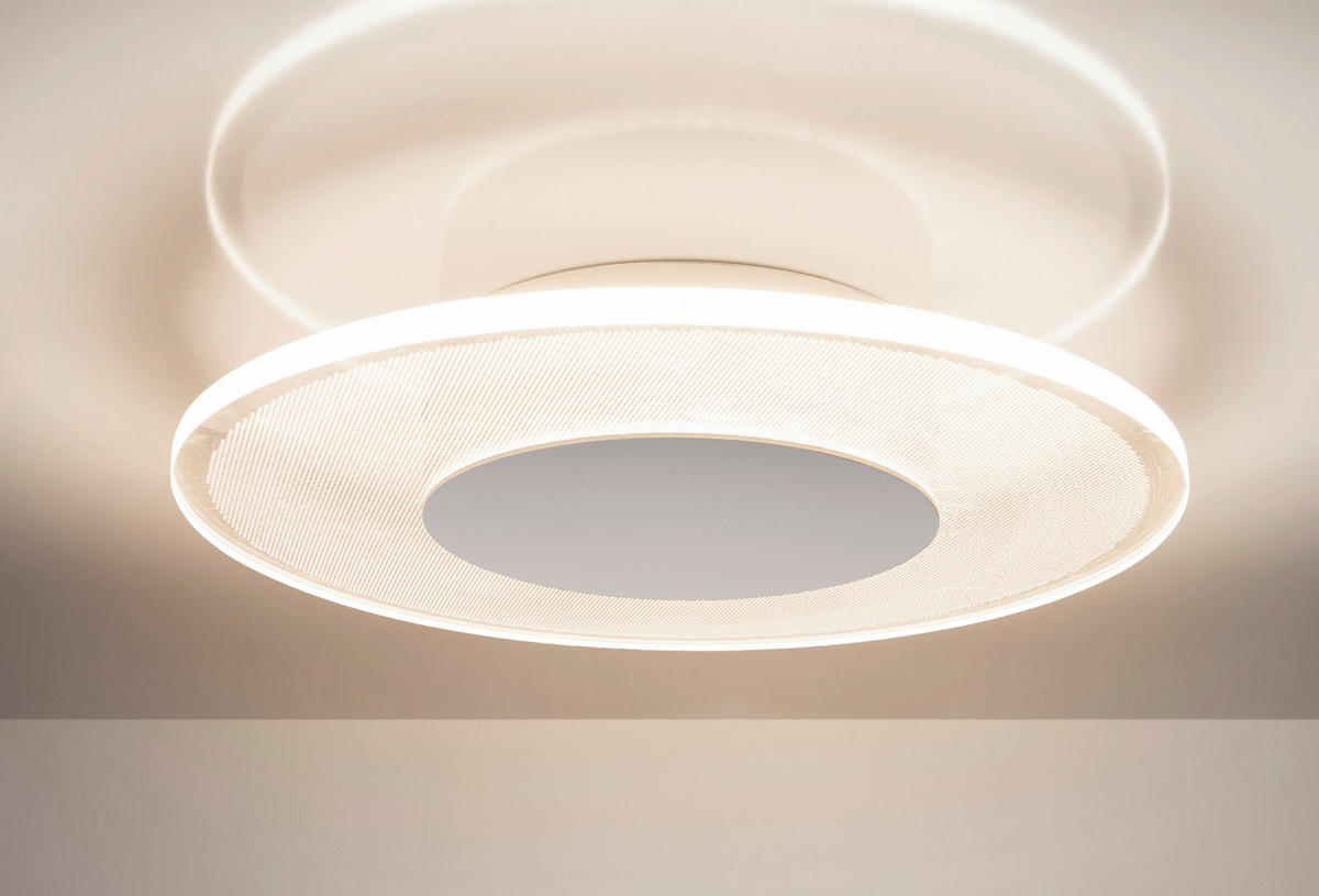 DECKENLEUCHTE 29/5 cm   - Weiß, KONVENTIONELL, Kunststoff/Metall (29/5cm) - Näve