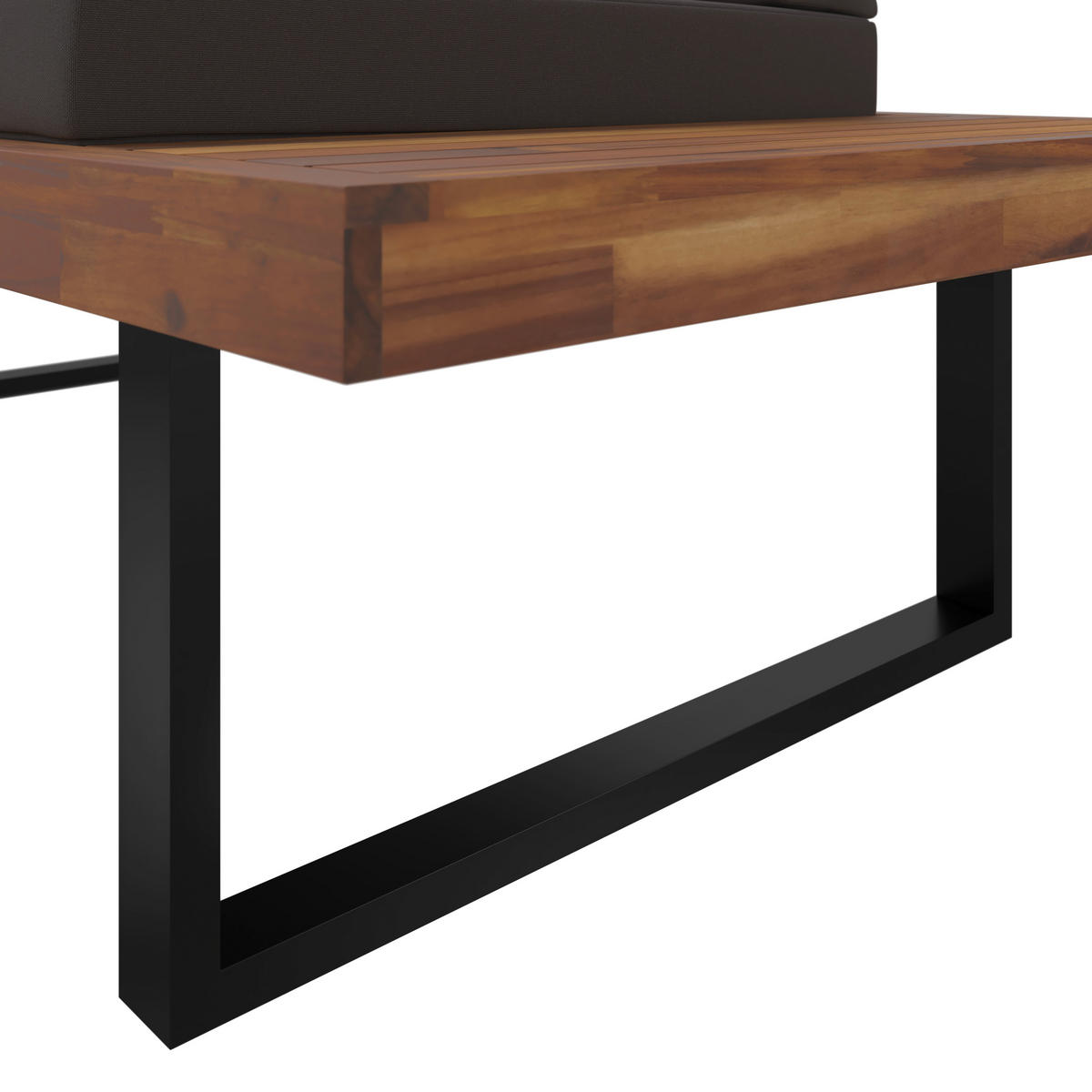 LOUNGEGARNITUR  175/253 cm   - Grau, Design, Holz/Metall (175/253cm) - Ambia Garden