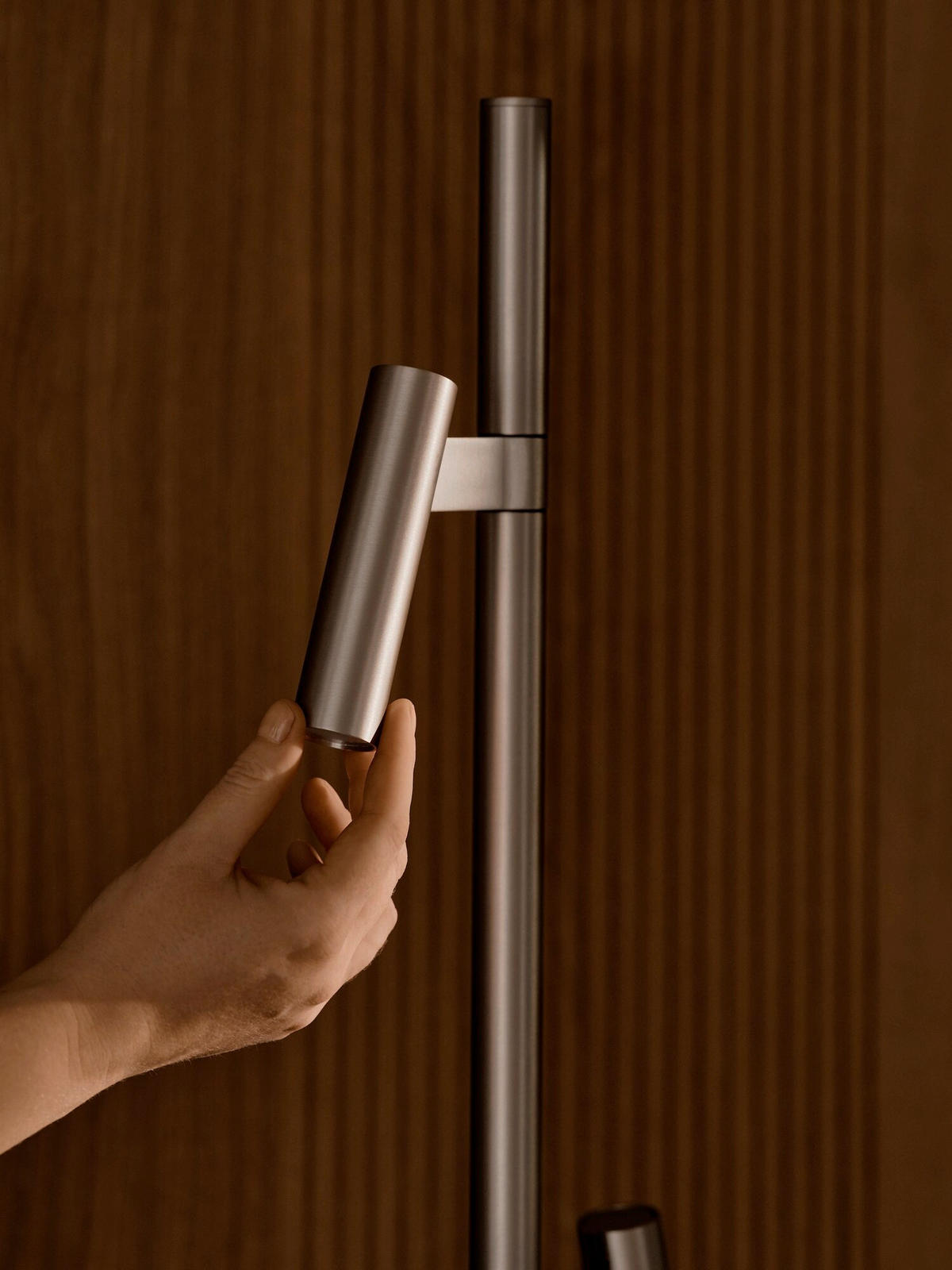 STEHLEUCHTE 24/150 cm  - Chromfarben, Design, Metall (24/150cm) - Nordlux