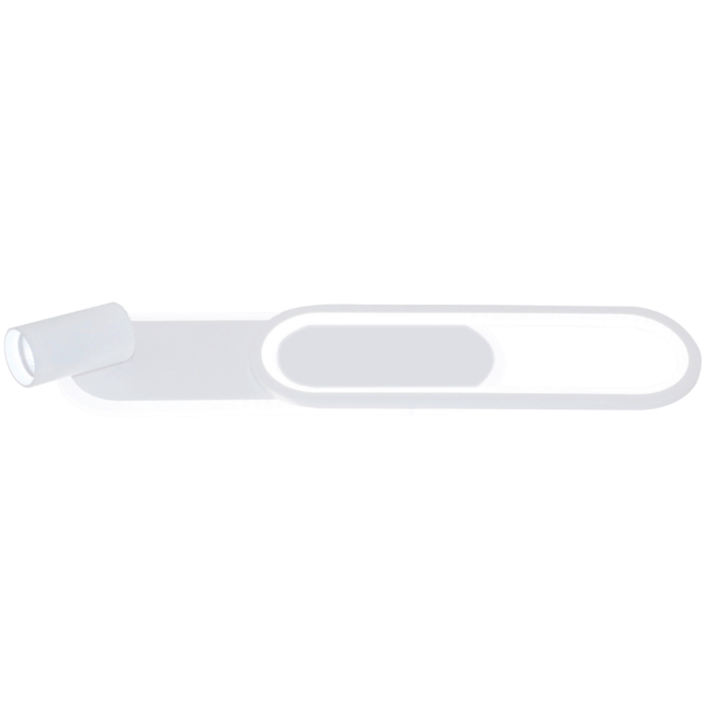 LED-DECKENLEUCHTE Parma  15/60/13 cm  - Weiß, Design, Metall (15/60/13cm)