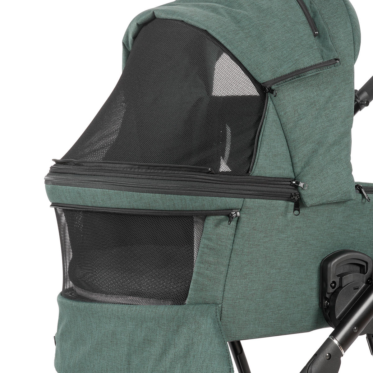 BARNVAGNSSET  - skogsgrön/svart, Basics, metall/textil (57,5/116/101cm) - Jimmylee