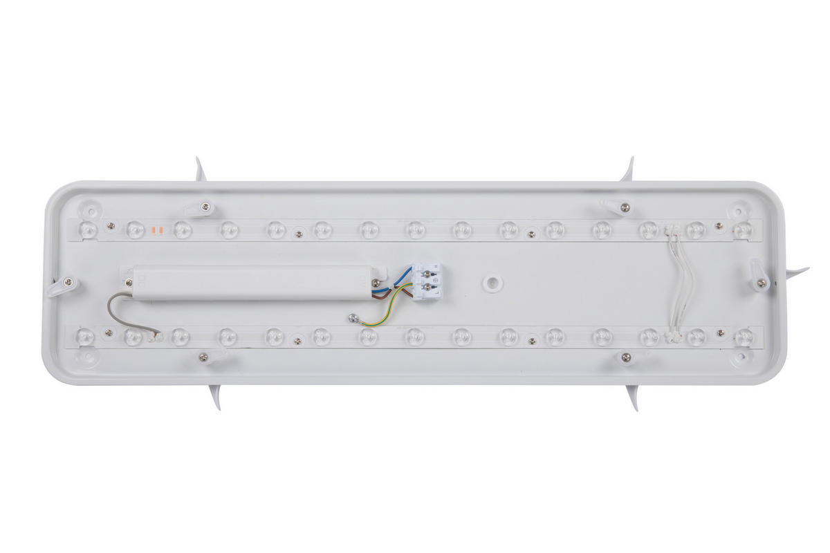 LED-DECKENLEUCHTE Pool 60,5/18,5/6 cm   - Weiß, KONVENTIONELL, Kunststoff/Metall (60,5/18,5/6cm) - Celina