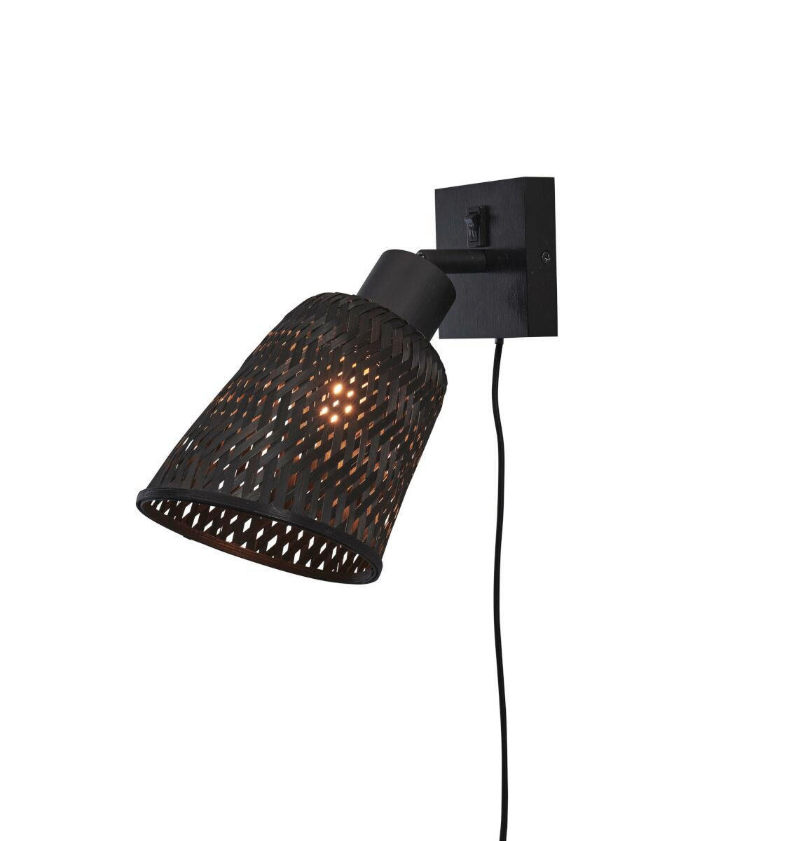 WANDLEUCHTE - Schwarz, Trend (15/15/22cm) - Good & Mojo