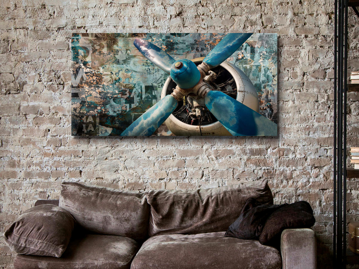 KUNSTDRUCK 140/70 cm  - Multicolor, Design, Holzwerkstoff/Textil (140/70cm) - Monee