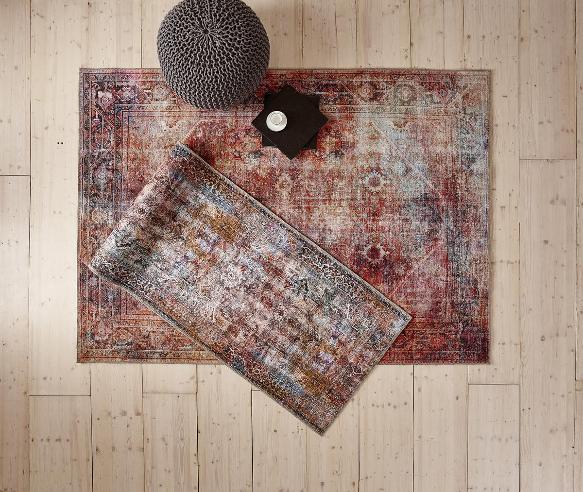 VINTAGEMATTA 190/290 cm Heriz Antique  - multicolor, Trend, textil (190/290cm) - Novel