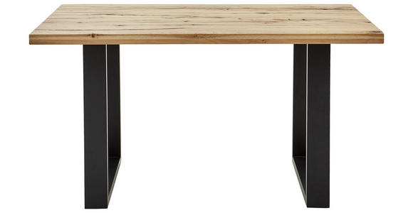 BARTISCH in Holz, Metall 160/100/95 cm - Eichefarben/Anthrazit, Design, Holz/Metall (160/100/95cm) - Novel
