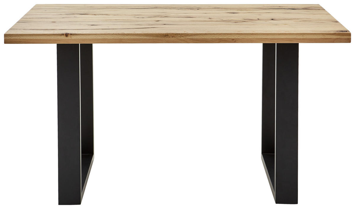 BARTISCH in Holz, Metall 160/100/95 cm   - Eichefarben/Anthrazit, Design, Holz/Metall (160/100/95cm) - MID.YOU