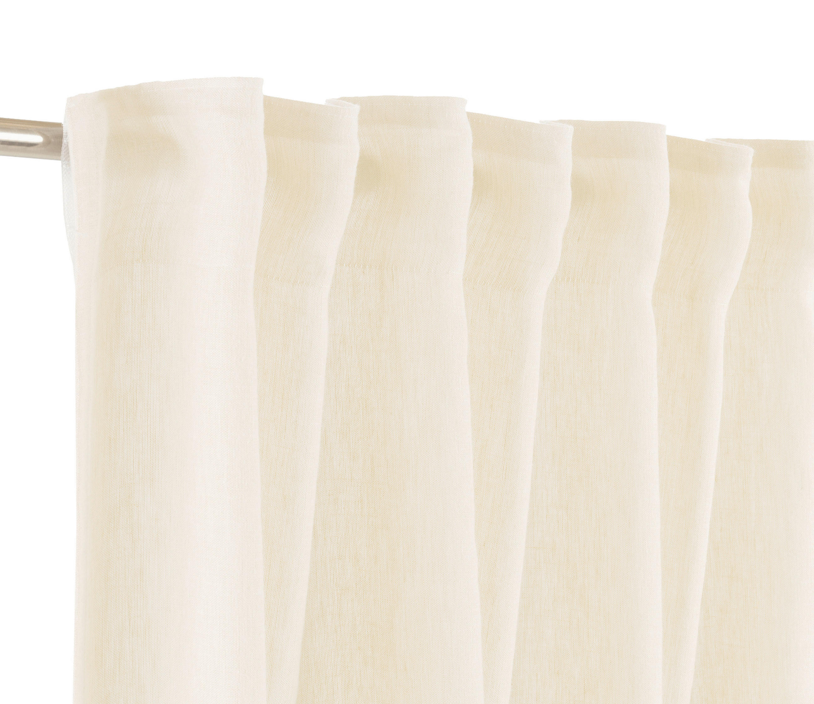 FERTIGVORHANG halbtransparent  - Creme, Basics, Textil (125/250cm) - Schöner Wohnen