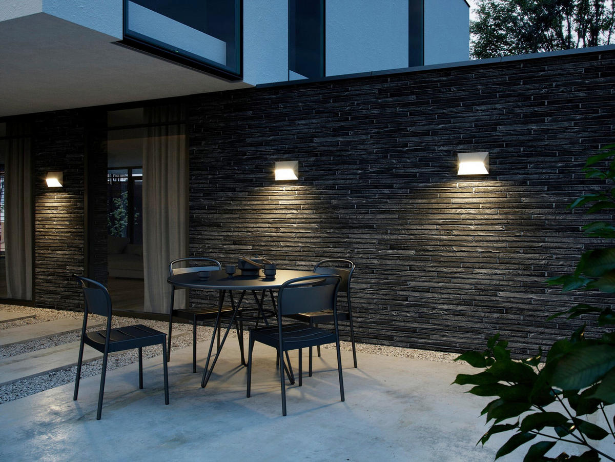 AUßENWANDLEUCHTE 27/19/9 cm   - Sandfarben, Design, Metall (27/19/9cm) - Nordlux