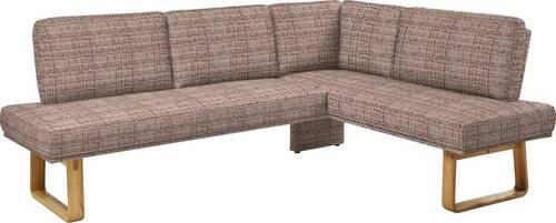 ECKBANK 240/174 cm  in Braun, Eichefarben  - Eichefarben/Braun, Design, Holz/Textil (240/174cm) - Dieter Knoll