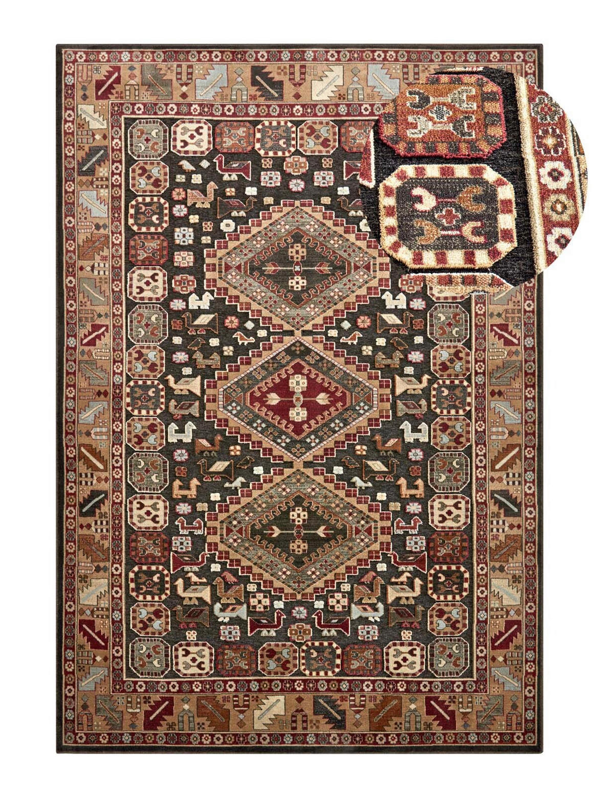 WEBTEPPICH 240/340 cm Blau rechteckig  - Blau, Design, Textil (240/340cm) - Novel