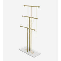 DRŽAČ ZA NAKIT  23/10/48 cm     - boja mesinga/bela, Osnovno, metal/plastika (23/10/48cm) - Umbra