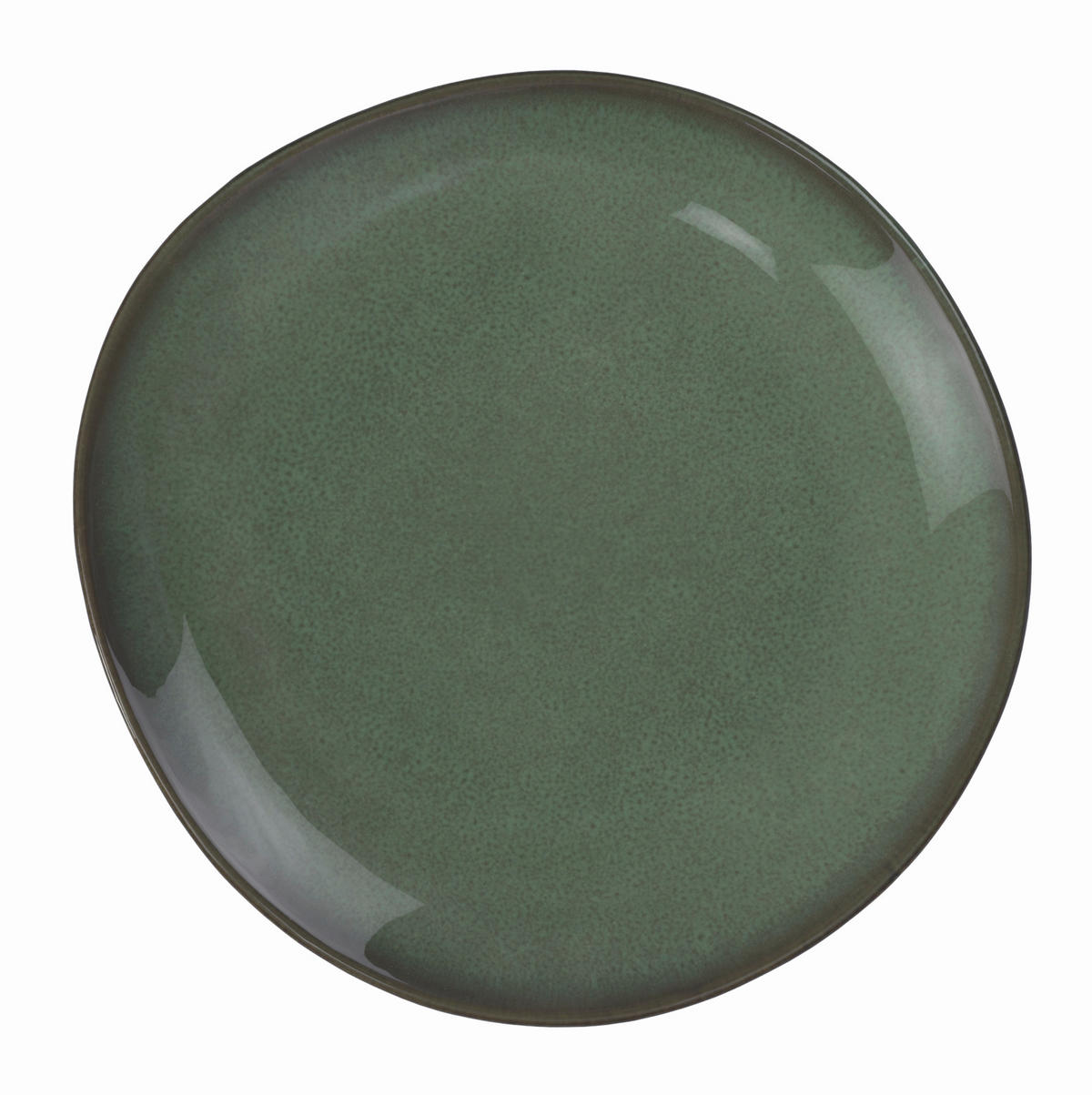 DESSERTTELLER Dunkelgrün Lave vert  - Dunkelgrün, KONVENTIONELL, Keramik (23,5/23,0/2,6cm) - like.Villeroy & Boch