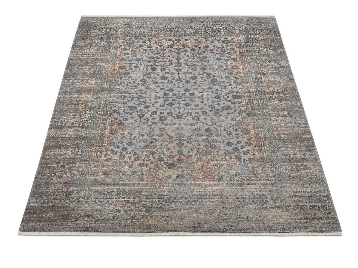 WEBTEPPICH 65/130 cm Astelion Braun, Grau, Dunkelgrau  - Dunkelgrau/Braun, Design, Textil (65/130cm) - Dieter Knoll