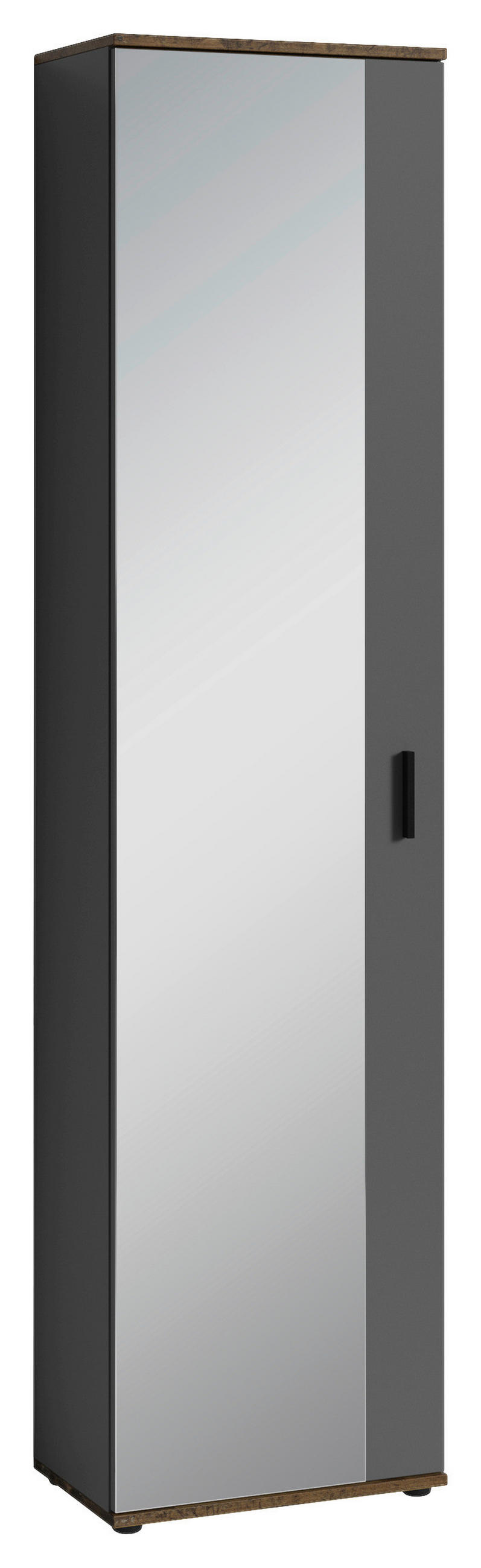 GARDEROBE  in 49/196/30 cm  - Alteiche/Anthrazit, Design, Holzwerkstoff (49/196/30cm) - MID.YOU