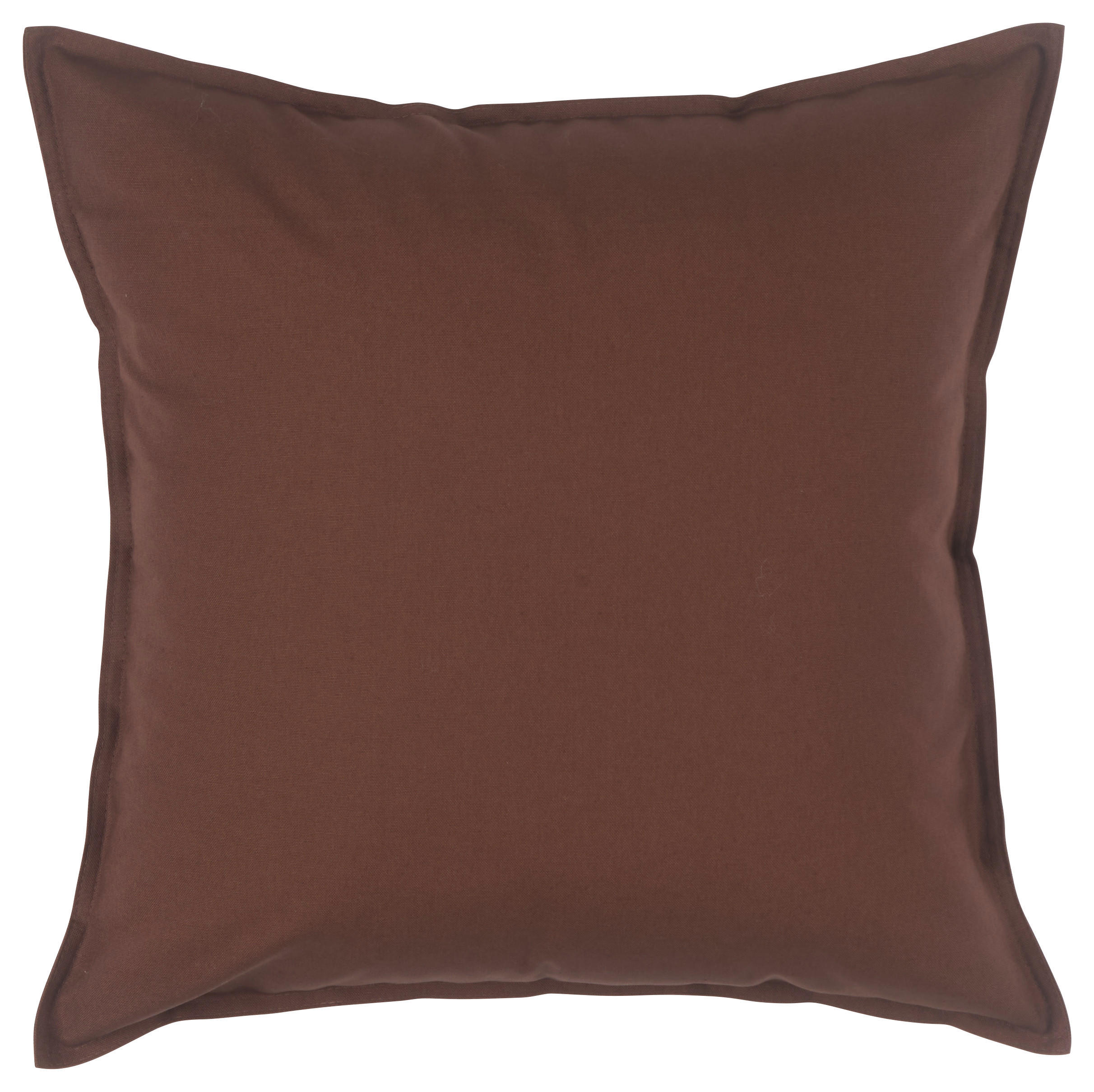 POTAH NA POLŠTÁŘ  50/50 cm - tmavě hnědá, Basics, textil (50/50cm) - Novel