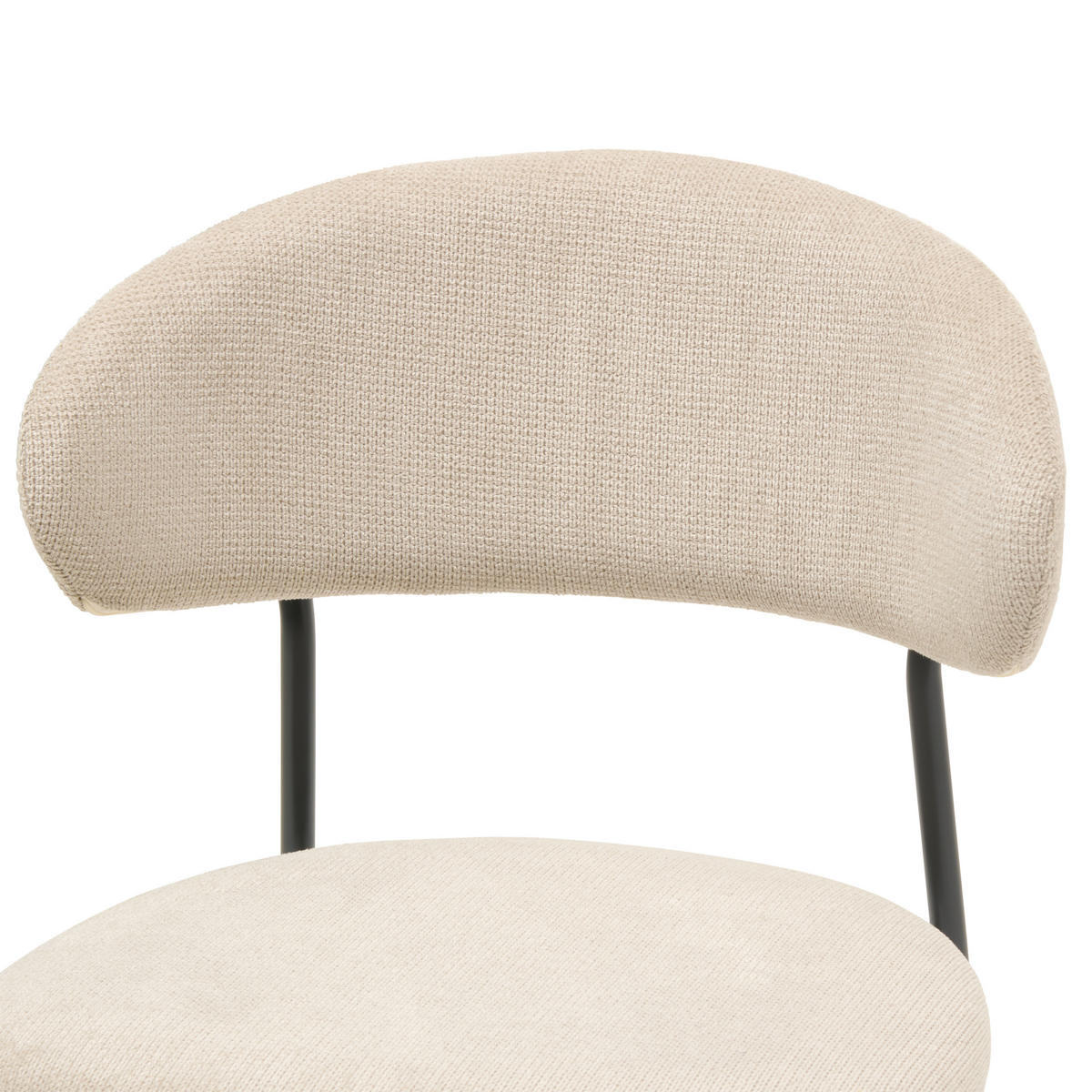 ŽIDLE, černá, béžová - černá/béžová, Konvenční, kov/textil (53/80/57cm) - MID.YOU