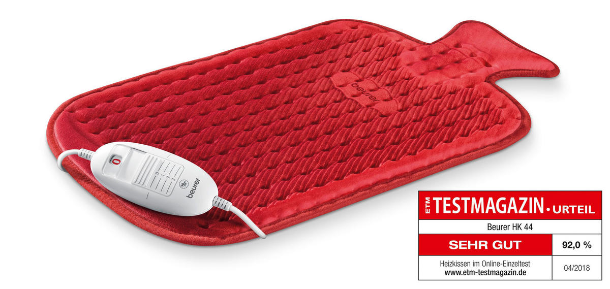 HEIZKISSEN - Rot, Basics (5,6/28/37,8cm) - Beurer