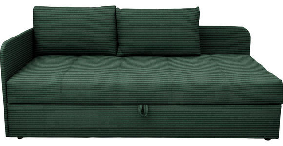 LIEGE  in Cord Grün  - Schwarz/Grün, Basics, Kunststoff/Textil (95/90/205cm) - Xora