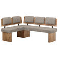 ECKBANK 155/195 cm  in Eichefarben, Hellbraun  - Hellbraun/Eichefarben, KONVENTIONELL, Holzwerkstoff/Textil (155/195cm) - Cantus