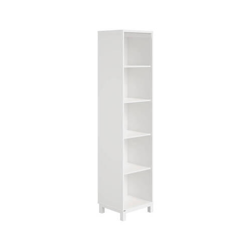 BABYREGAL Olli Standregal 5F Grau, Weiß  - Weiß/Grau, Basics, Holzwerkstoff (48,4/204,0/40,1cm) - Paidi