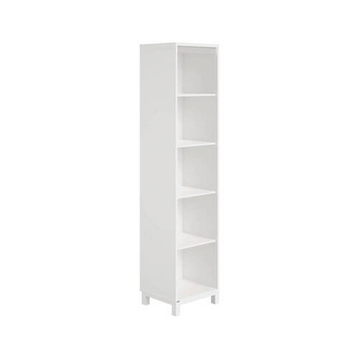 BABYREGAL Olli Standregal 5F Weiß, Grau  - Weiß/Grau, Basics, Holzwerkstoff (48,4/204,0/40,1cm) - Paidi