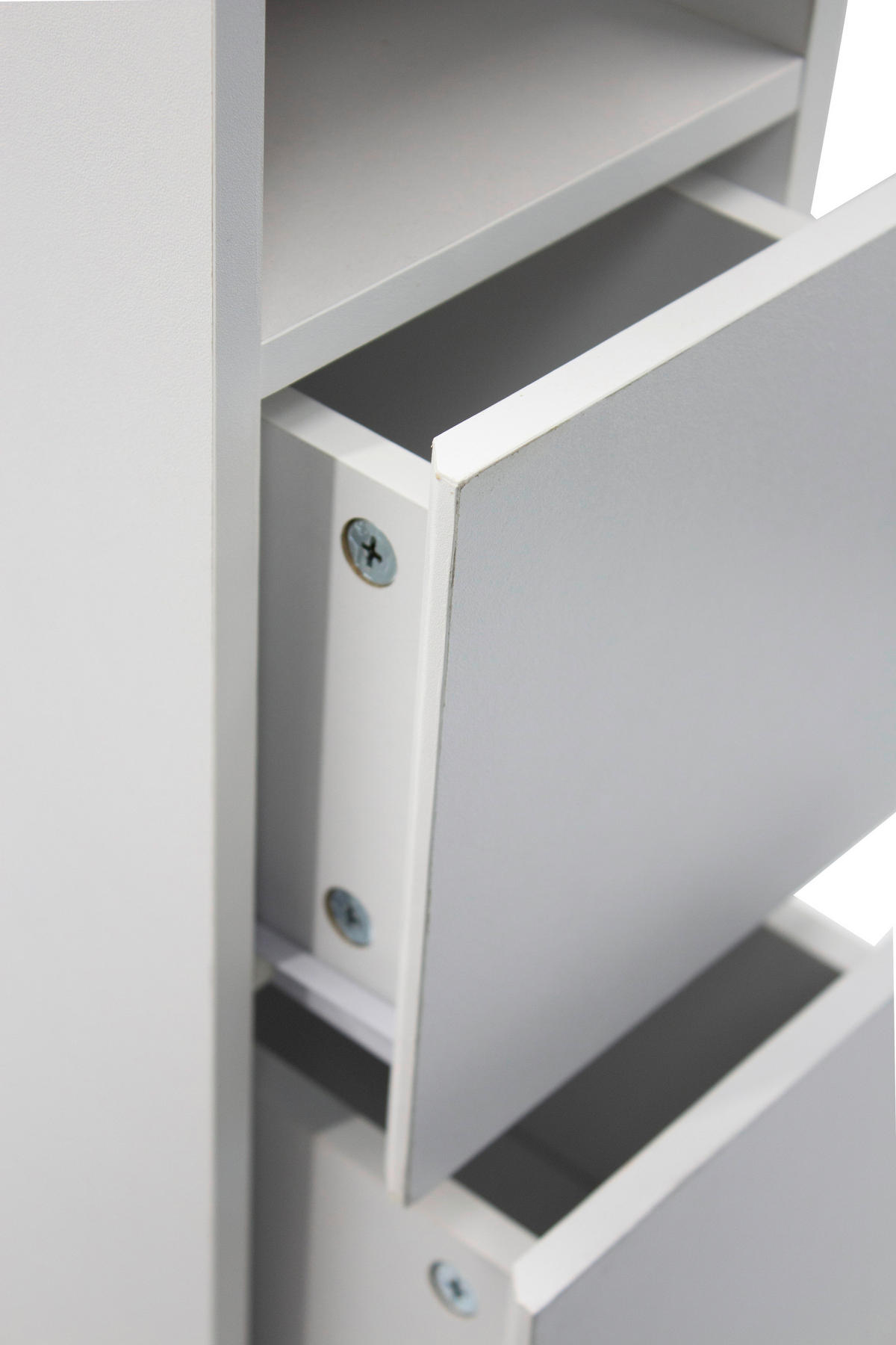 NACHTSCHRANK 19,6/60/34 cm, Weiß, Eiche Artisan,  - Weiß/Eiche Artisan, Basics, Holzwerkstoff (19,6/60/34cm) - Boxxx