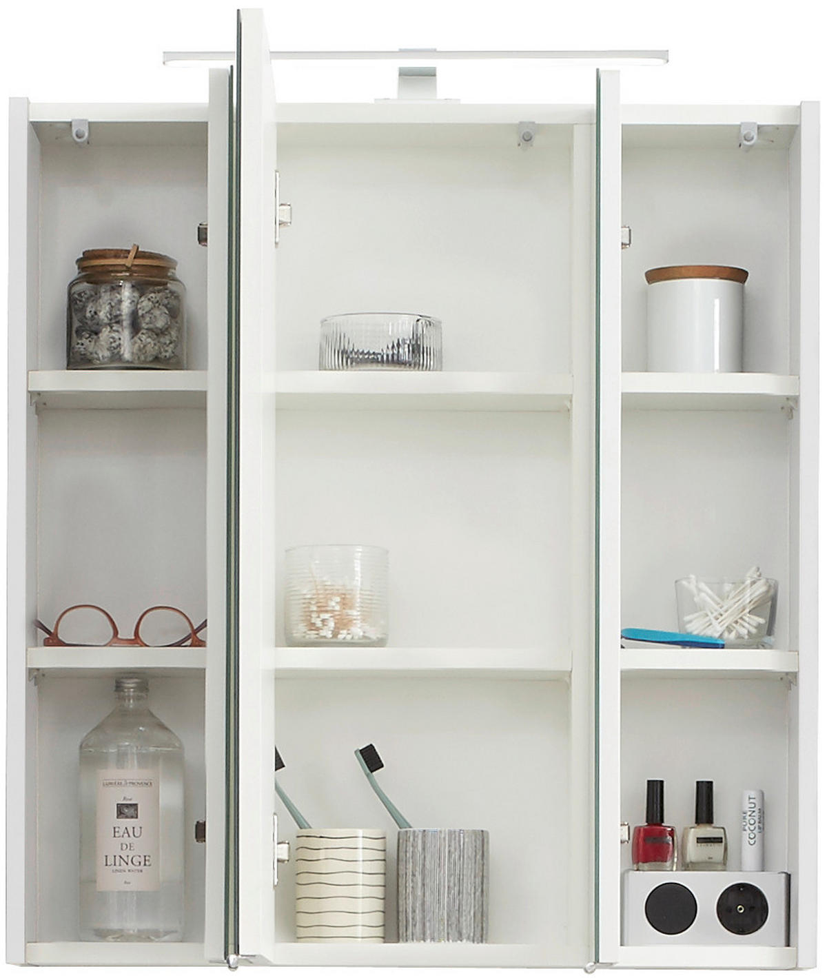 SPIEGELSCHRANK 65/70/16 cm  - Chromfarben/Silberfarben, KONVENTIONELL, Glas/Holzwerkstoff (65/70/16cm) - Pelipal