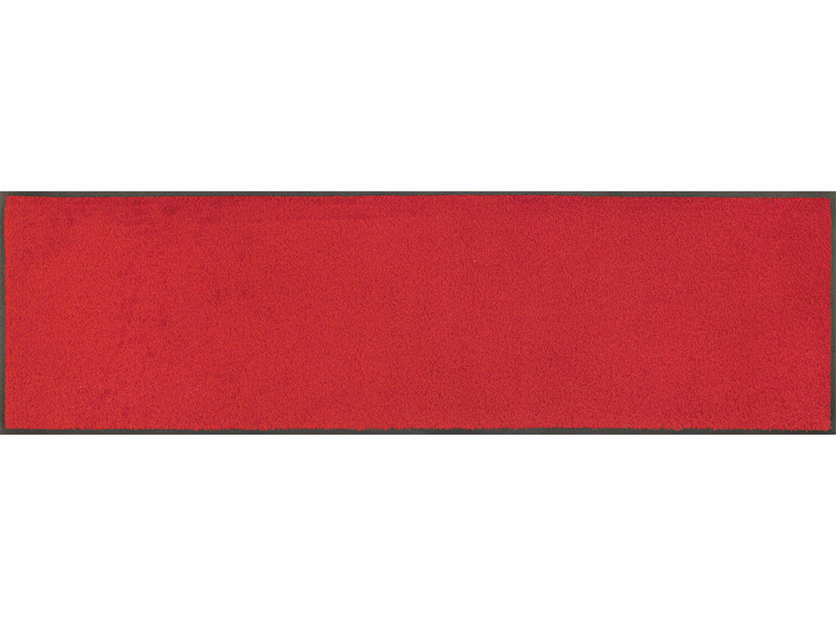 LÄUFER 35/120 cm wash+dry  - Rot, KONVENTIONELL, Kunststoff/Textil (35/120cm) - wash+dry