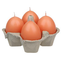 KERZE - Koralle, Basics, Naturmaterialien (4,5/5,5cm)