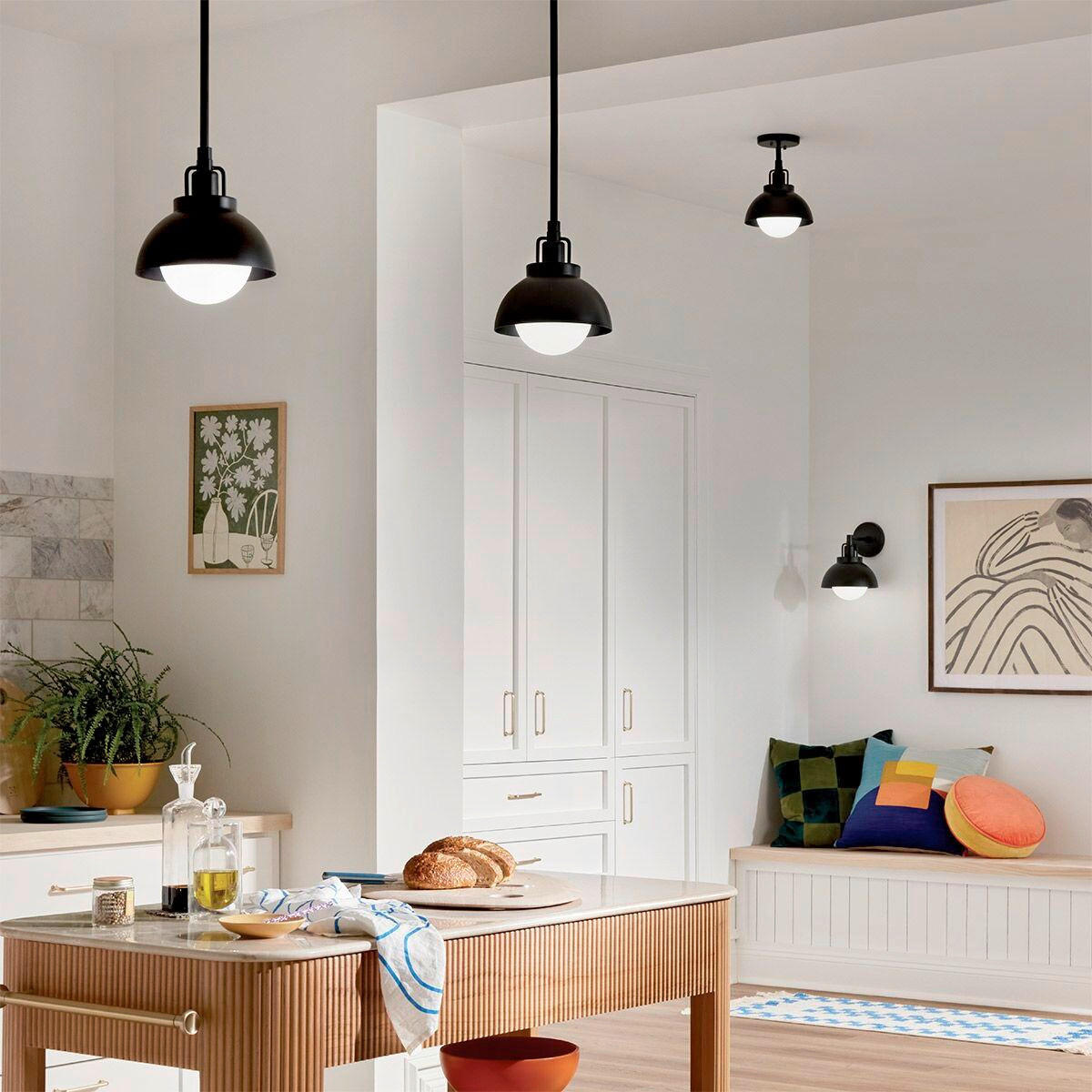WANDLEUCHTE - Schwarz, Konventionell, Metall (22,7/20,3/24,1cm) - Elstead Lighting