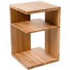 BEISTELLTISCH 40/40/60 cm Wildeiche massiv Wildeiche rechteckig  - Wildeiche, Basics, Holz (40/40/60cm)
