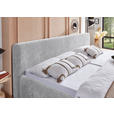 POLSTERBETT Bettkasten, Lattenroste Hellgrau 180/200 cm  - Birkefarben/Buchefarben, Design, Holz/Textil (180/200cm) - Xora