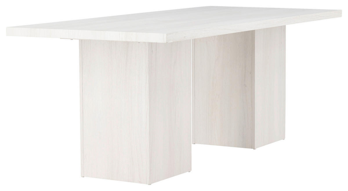 ESSTISCH in Holz 200/90/75 cm  - Weiß, Design, Holz (200/90/75cm) - Livetastic