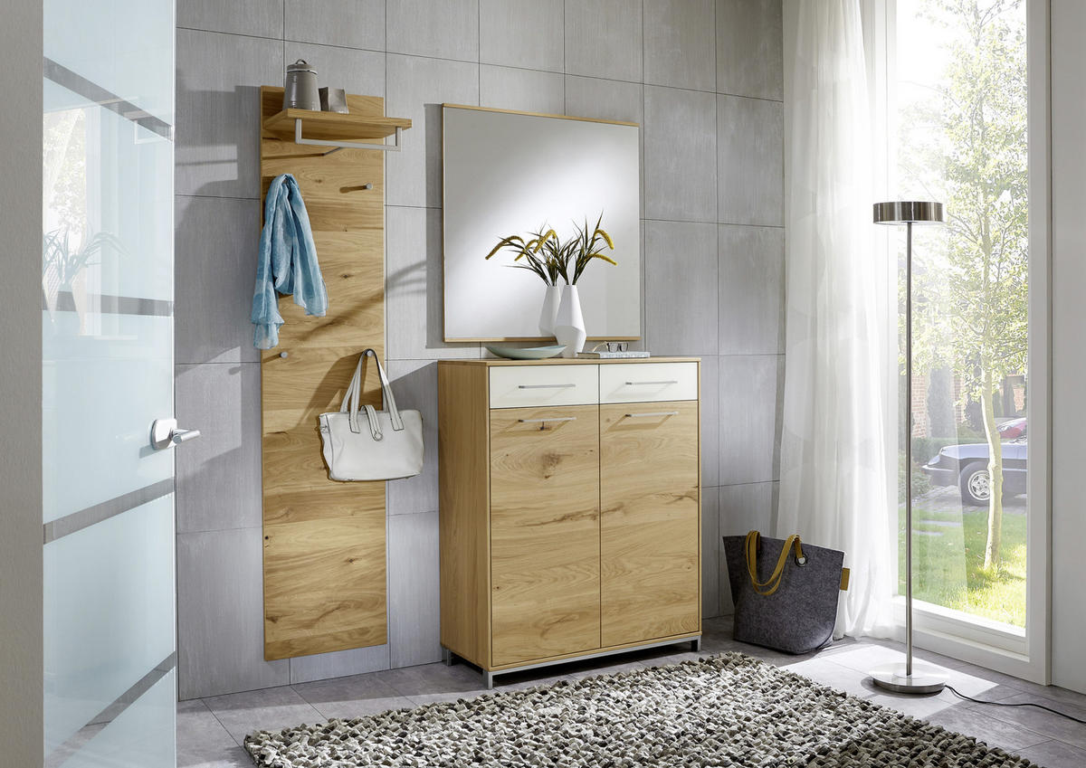 GARDEROBENPANEEL  in 42/183/27 cm  - Eichefarben, Design, Holz (42/183/27cm) - Novel