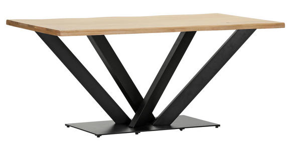 TISCHGESTELL Schwarz   - Schwarz, Design, Metall (150/70/73cm) - Landscape