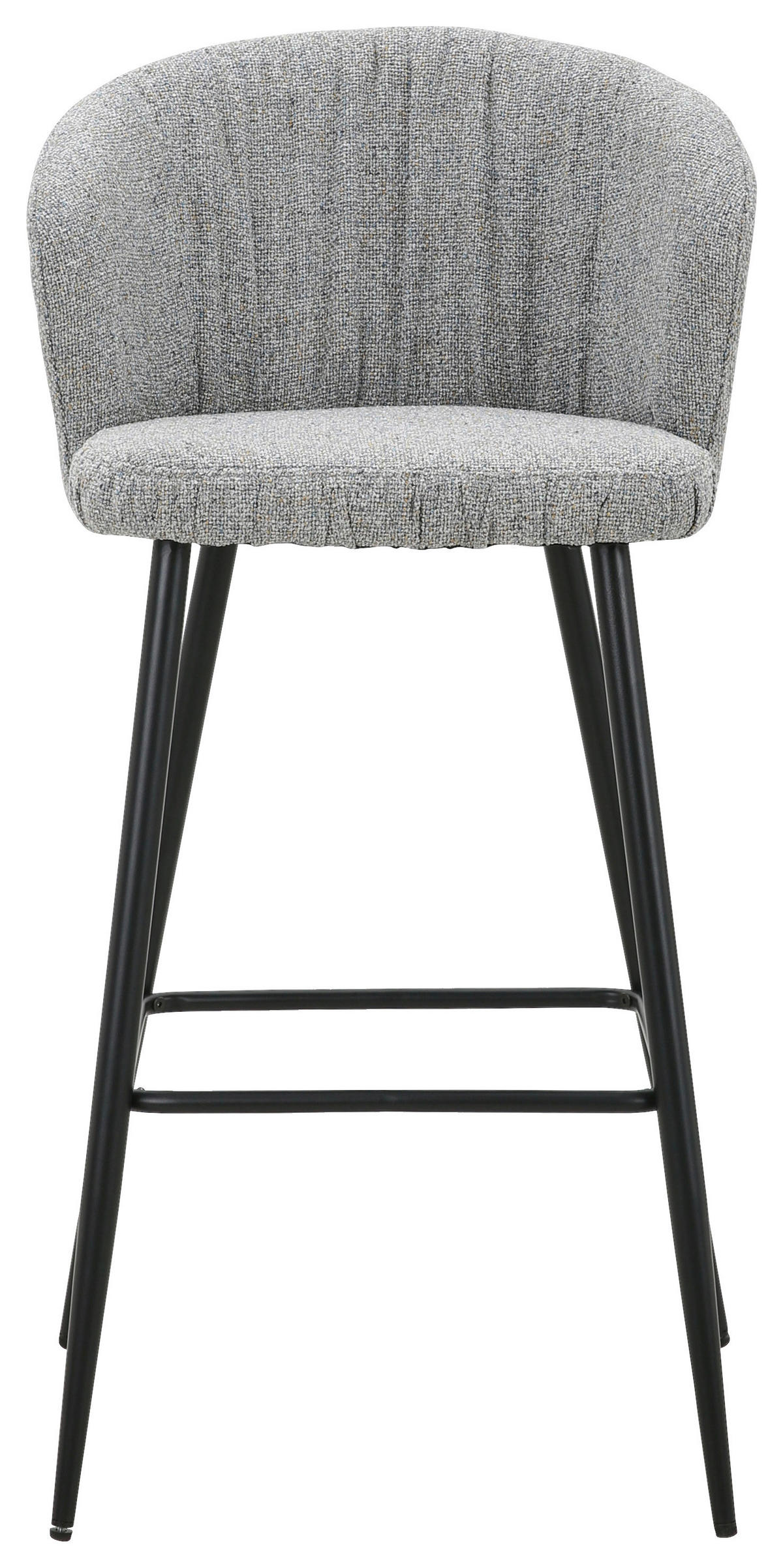 BARPALL i svart, ljusgrå  - ljusgrå/svart, Modern, metall/textil (55/103/55cm) - Carryhome