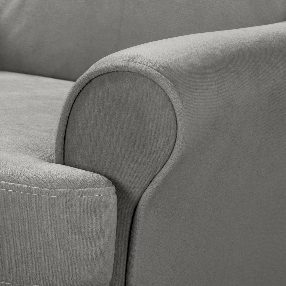 KINDERSESSEL Scandi Mini  - Dunkelgrau, Design, Textil (60/74/69cm) - Livetastic