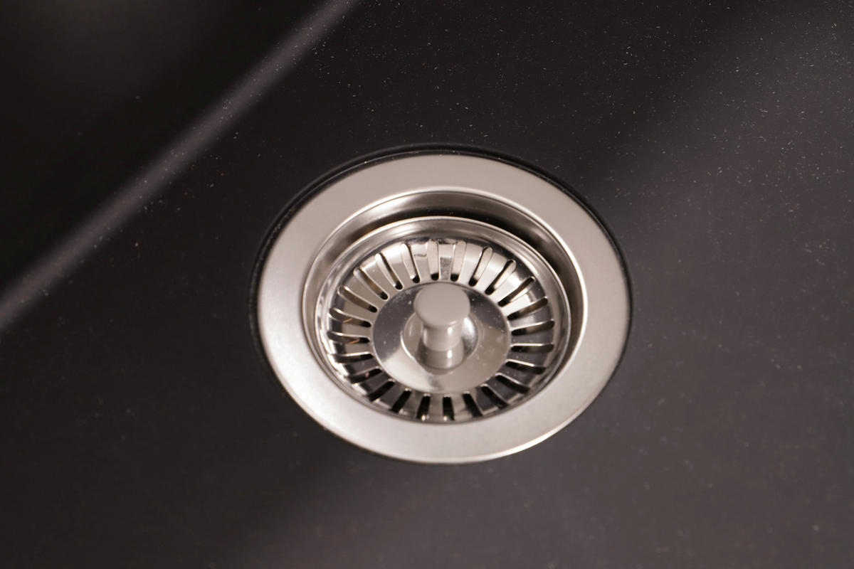 SPÜLE HOUSTON100X501BS  - Schwarz, Trend, Glas/Kunststoff (100/21/50cm) - Respekta