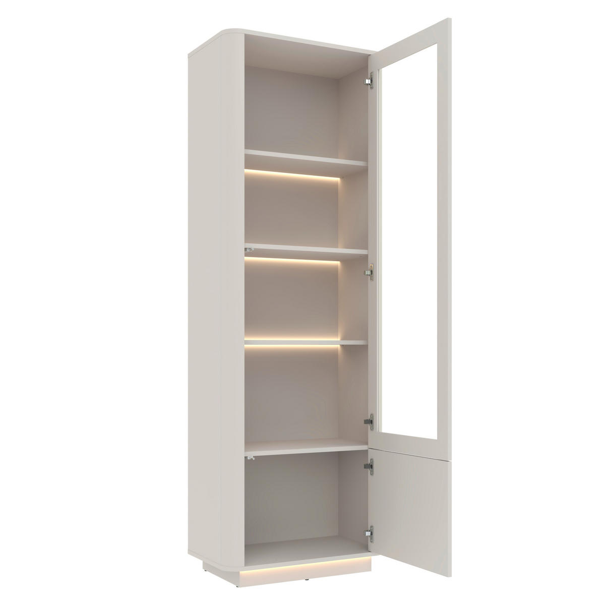 VITRINE  in Kaschmir  - Kaschmir, Design, Holzwerkstoff (200,5/67/40cm) - MID.YOU