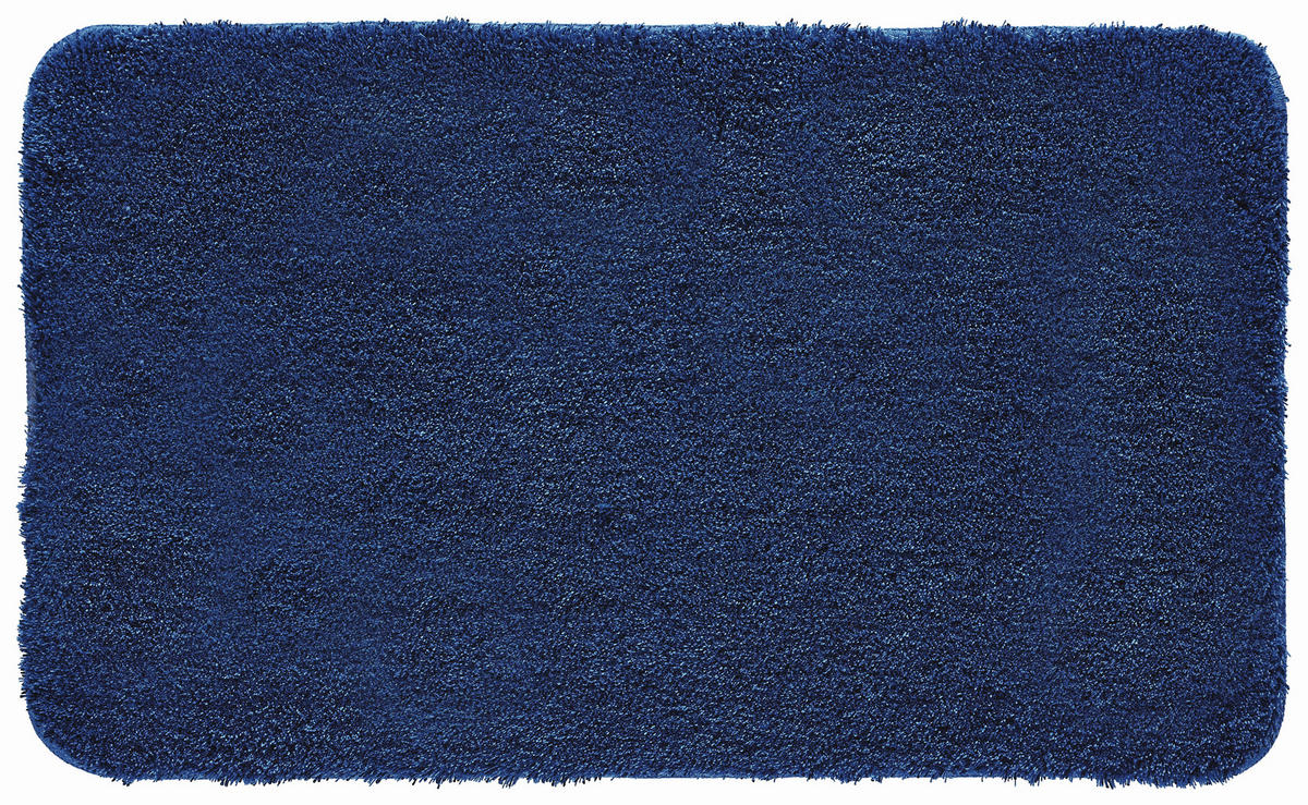 BADTEPPICH Dunkelblau 70/120 cm  - Dunkelblau, Basics, Kunststoff/Textil (70/120cm) - Kleine Wolke