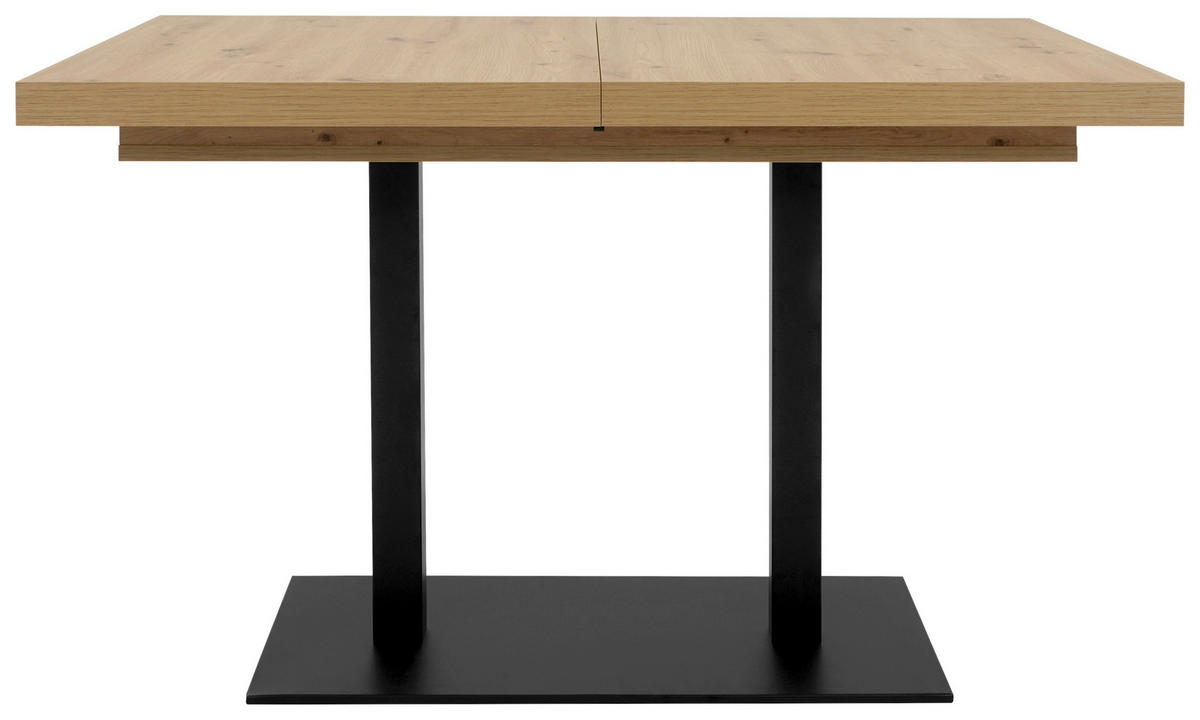 STOL ZA BLAGOVAONICU  crna, hrast Artisan  drvni materijal      - hrast Artisan/crna, Konvencionalno, drvni materijal/metal (120/80/74cm) - MID.YOU
