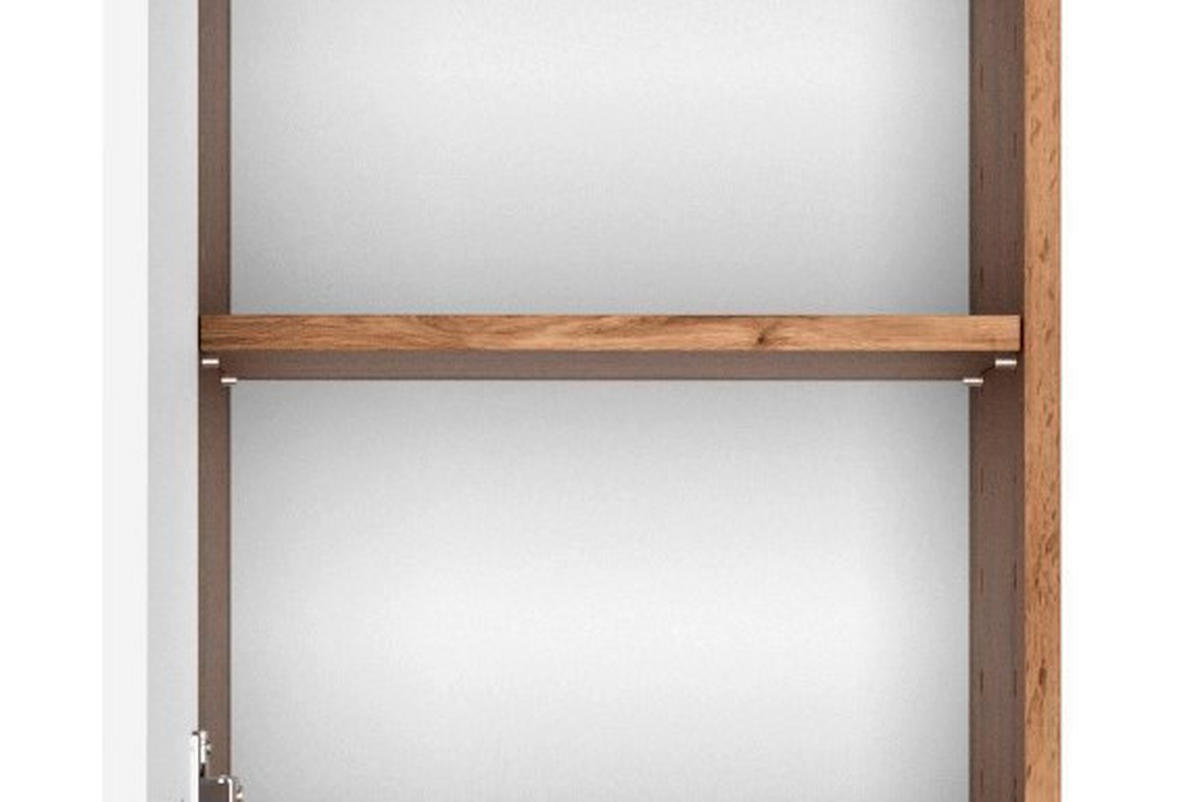 HÄNGESCHRANK 40/64/20 cm  - Eiche Wotan/Grau, Basics, Holzwerkstoff (40/64/20cm) - Held