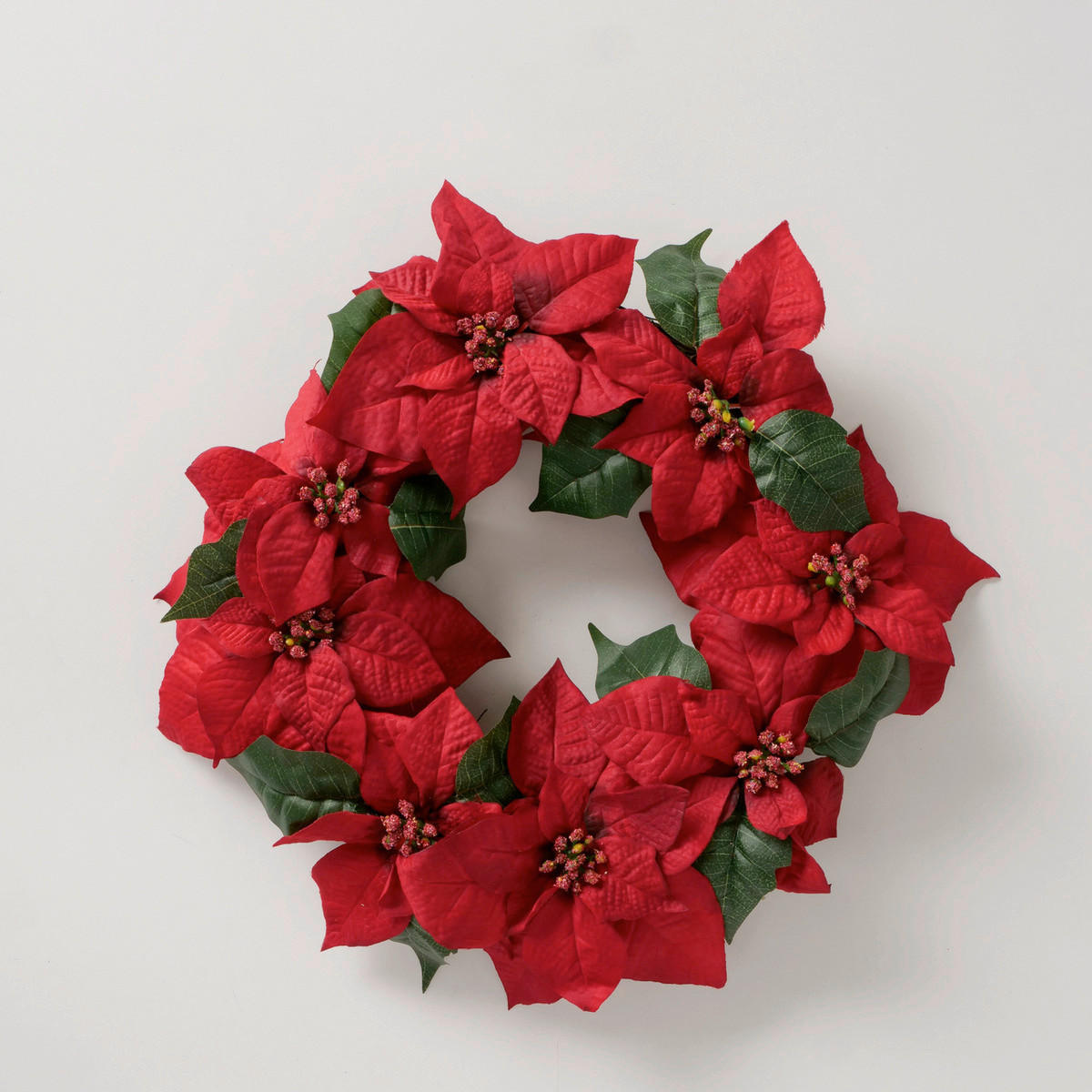 DEKOBLATT - Rot/Grün, Basics, Kunststoff (50/8cm) - Boltze Home