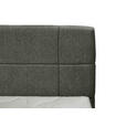 BOXSPRINGBETT 180/200 cm  in Dunkelgrau  - Dunkelgrau, KONVENTIONELL, Textil (180/200cm) - Carryhome