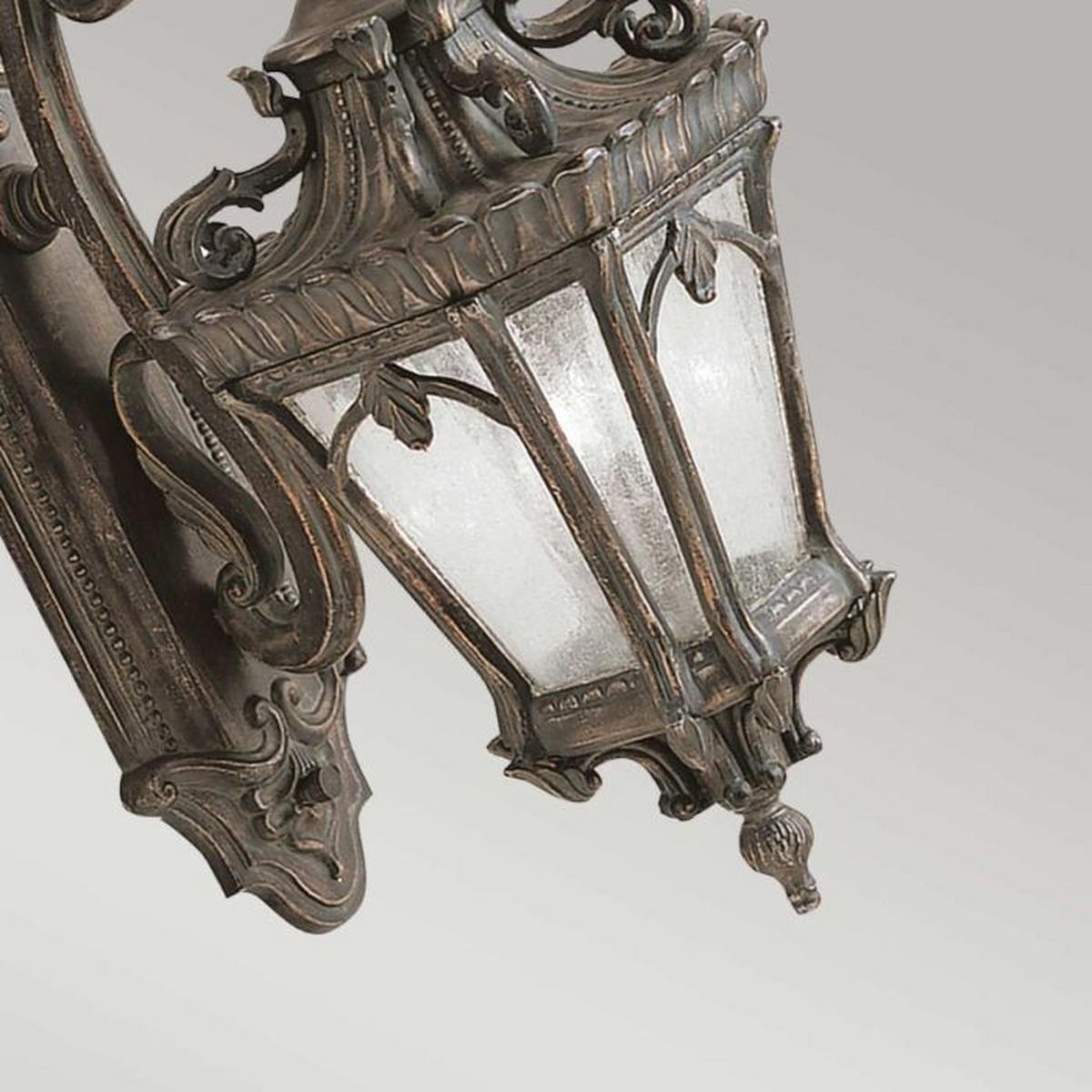 ZUNANJA STENSKA SVETILKA  Tournai   25.4/37.5/61 cm          - temno rjava, Konvencionalno, kovina/steklo (25.4/37.5/61cm) - Elstead Lighting