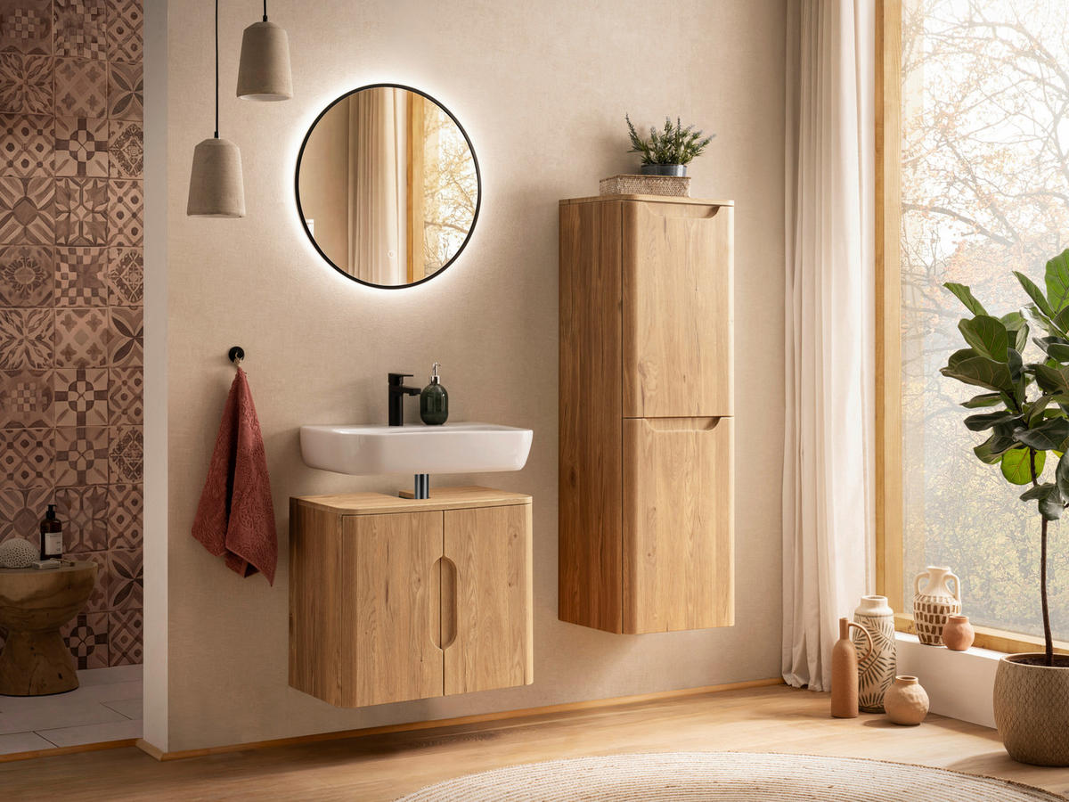 MIDISCHRANK 41/130/35 cm  - Wildeiche, KONVENTIONELL, Holzwerkstoff (41/130/35cm) - Held