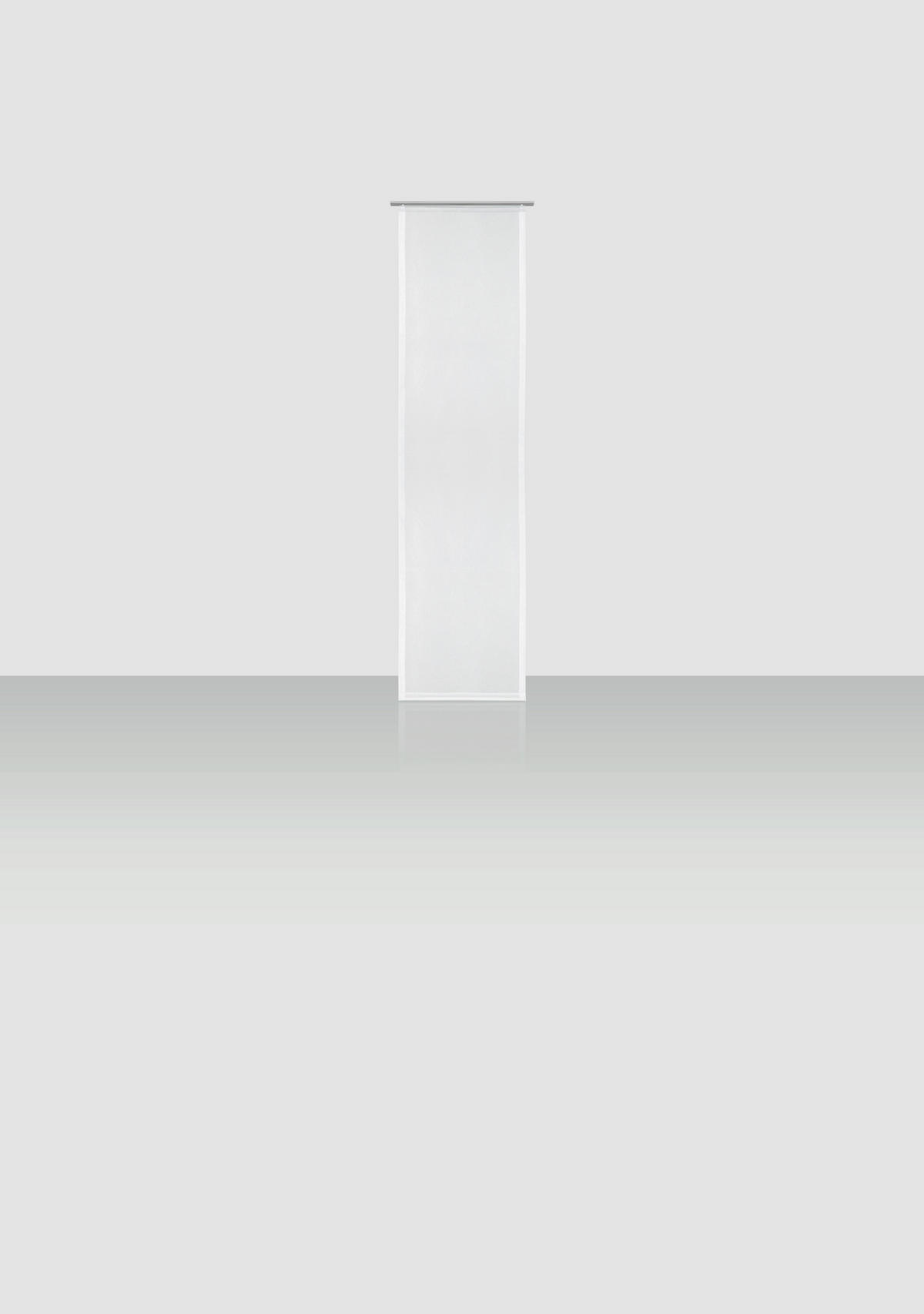 PANELNA ZAVESA    60/245 cm  - bela, Basics, umetna masa (60/245cm) - Novel