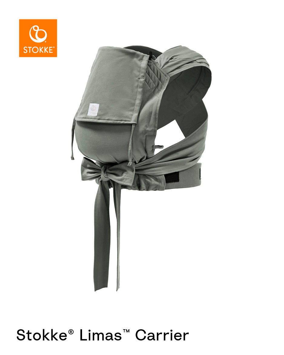 NOSILKA ZA DOJENČKA  Limas Carrier OCS  žadasto zelena  - žadasto zelena, Basics, tekstil - Stokke